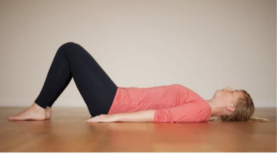 Position for Moolakkini Thoondal, or Pelvic Rotation in Agaguru Siddha Yoga practices